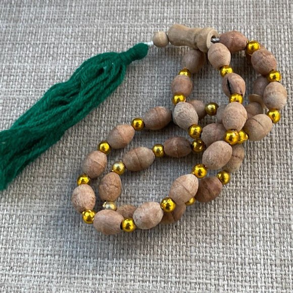 Handmade Religious Prayer Tasbeeh Brown Real wood Beads Pray Beads Lot of 2 - Picture 7 of 10